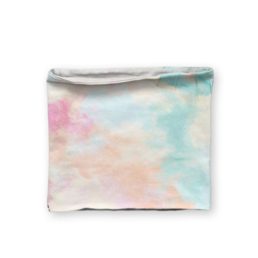 Fleece neck warmer - Rainbow Tie-Dye