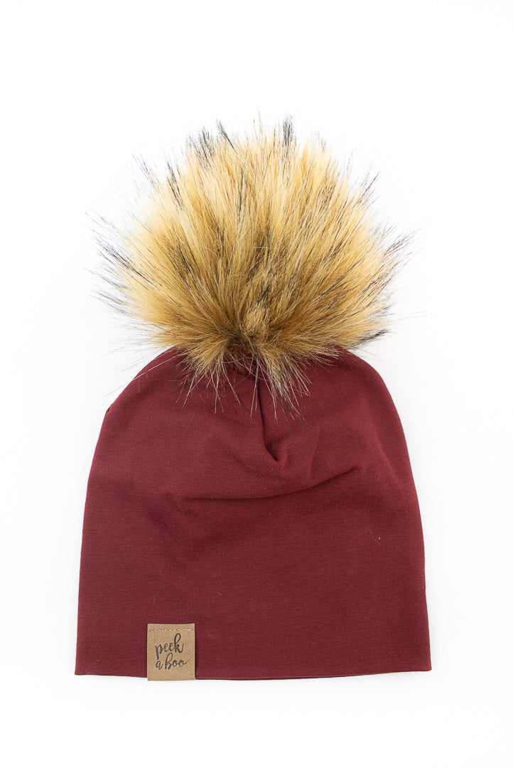 Slouchy Beanie Burgundy