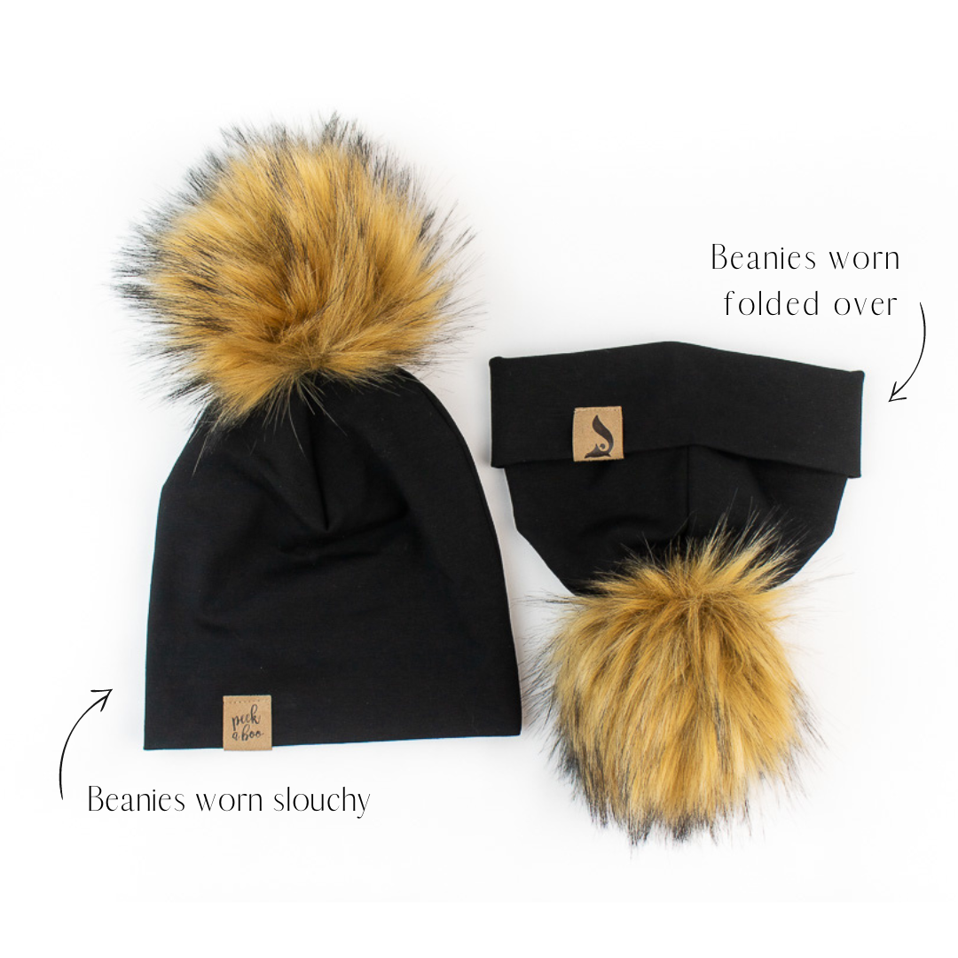 Slouchy Beanie Black