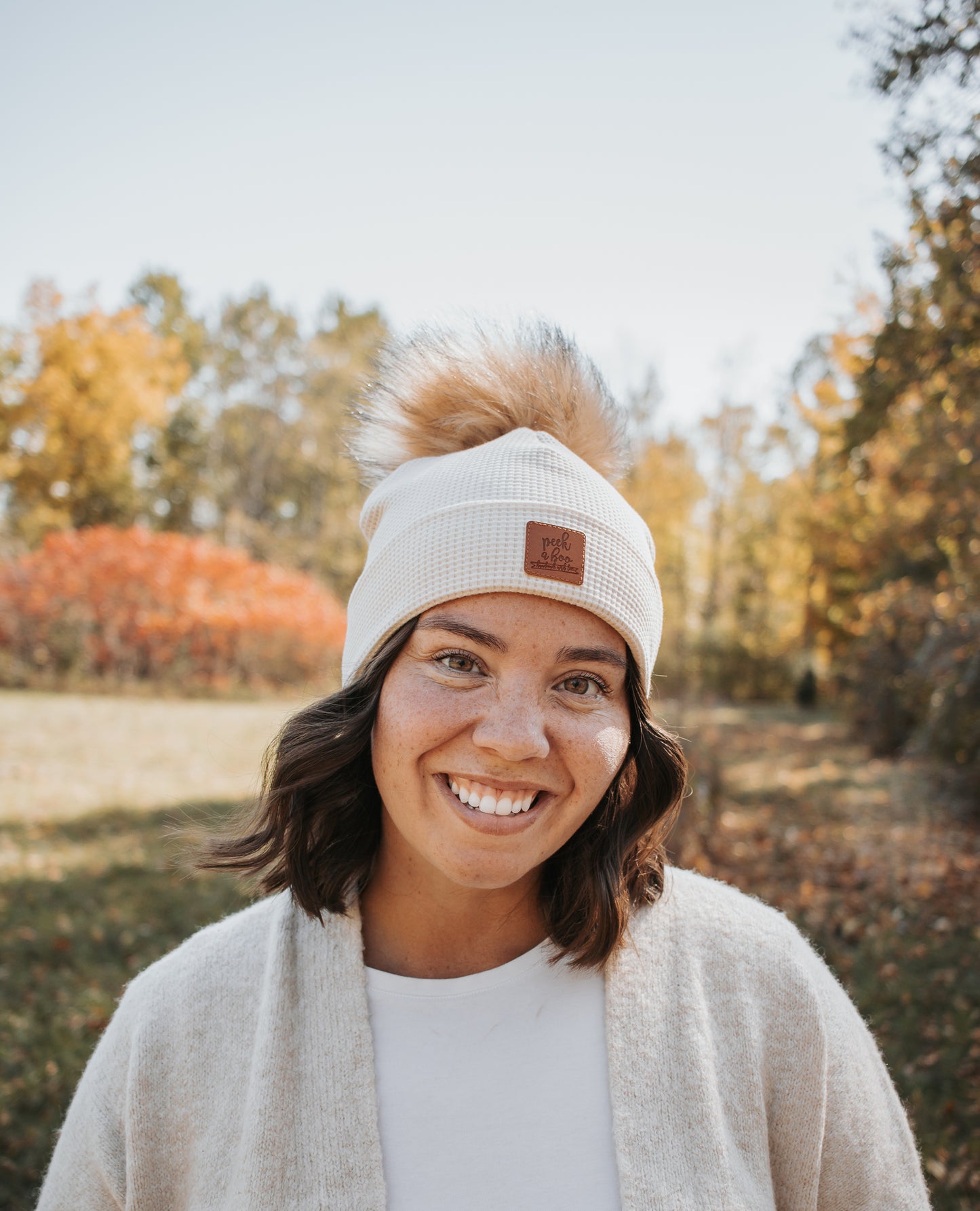 (Pre-Order) Waffle Beanie - Black