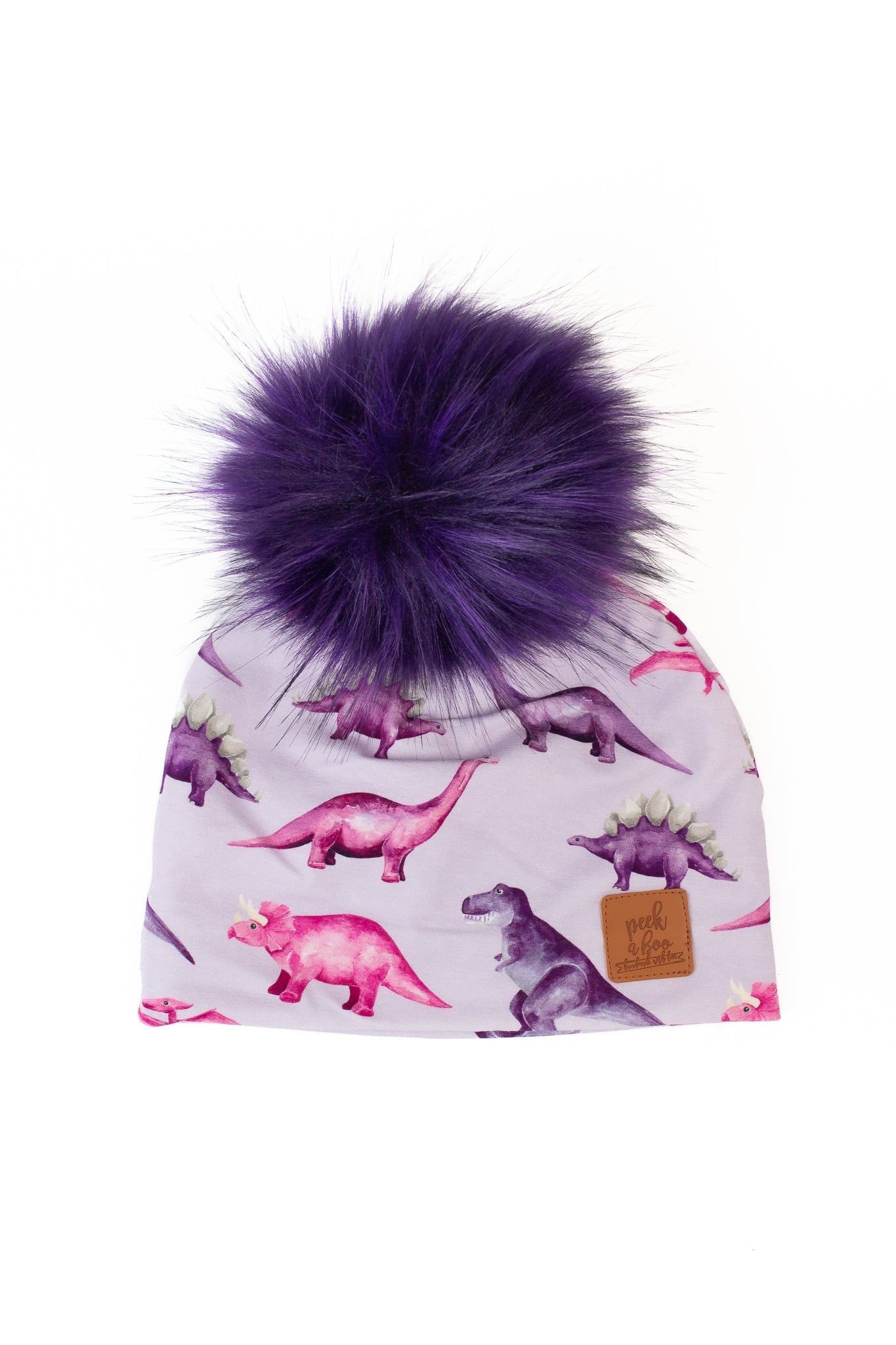 IN STOCK - 3 Season Toque Purple Dinos