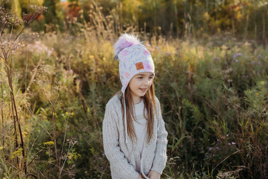 3 Season Toque Crystal floral