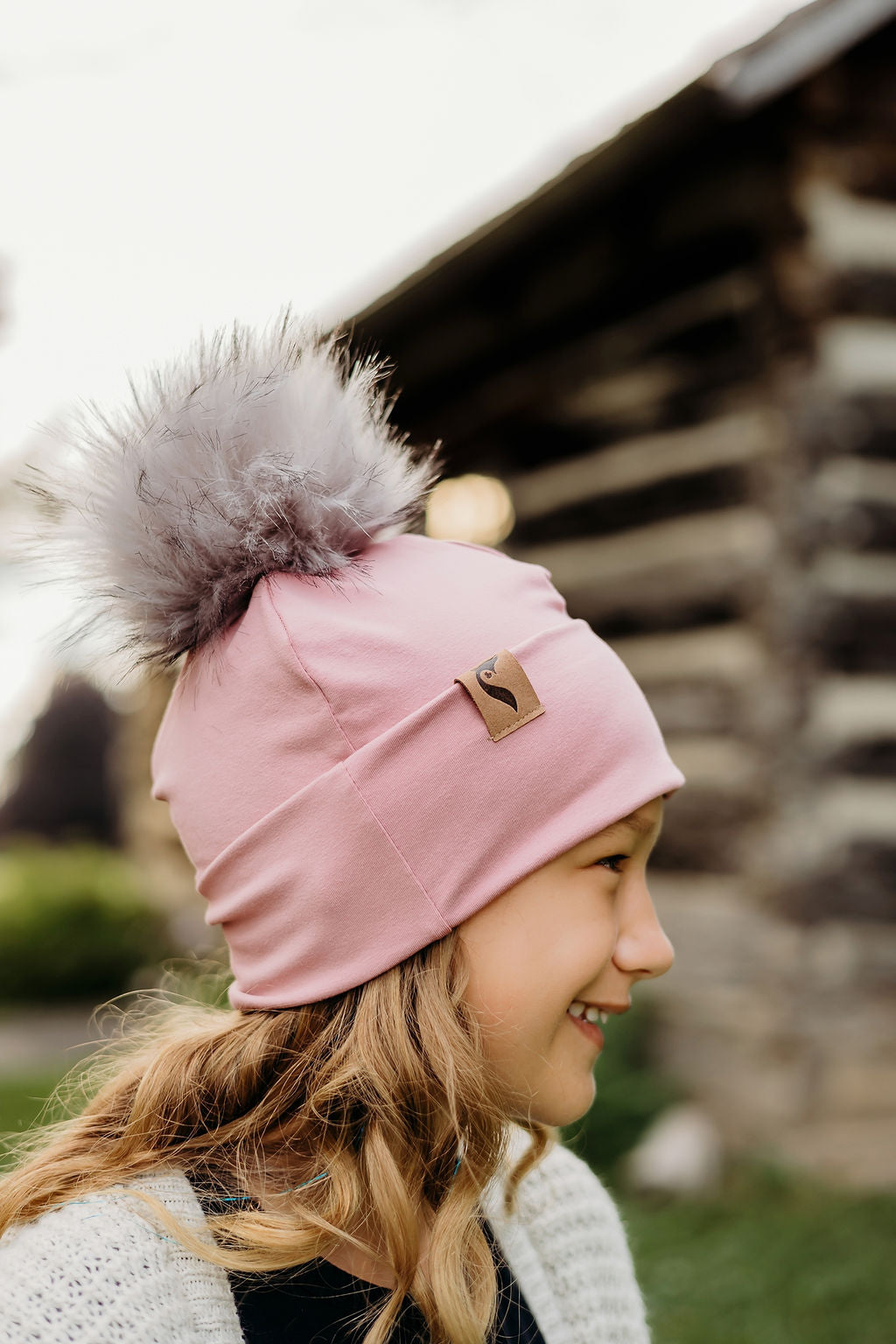 Slouchy Beanie Dusty pink