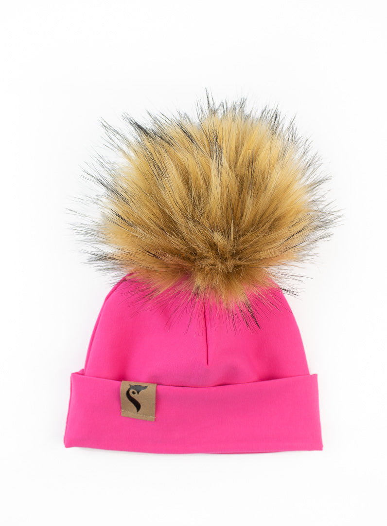 IN STOCK | Slouchy Beanie Fuchsia