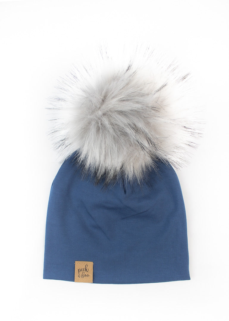 IN STOCK | Slouchy Beanie Blue Denim