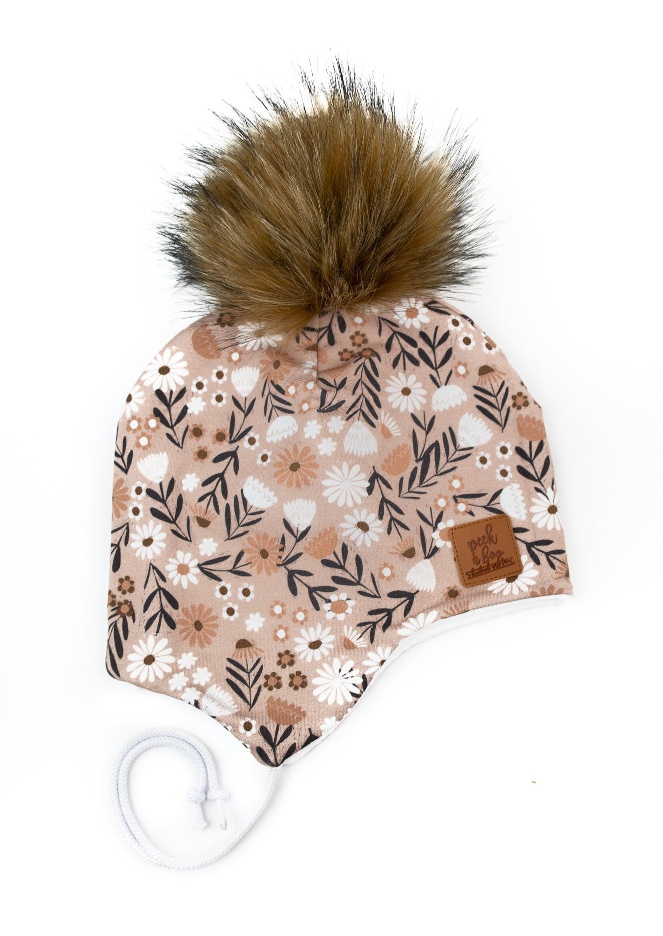 IN STOCK | 3 Season ear flap boho floral