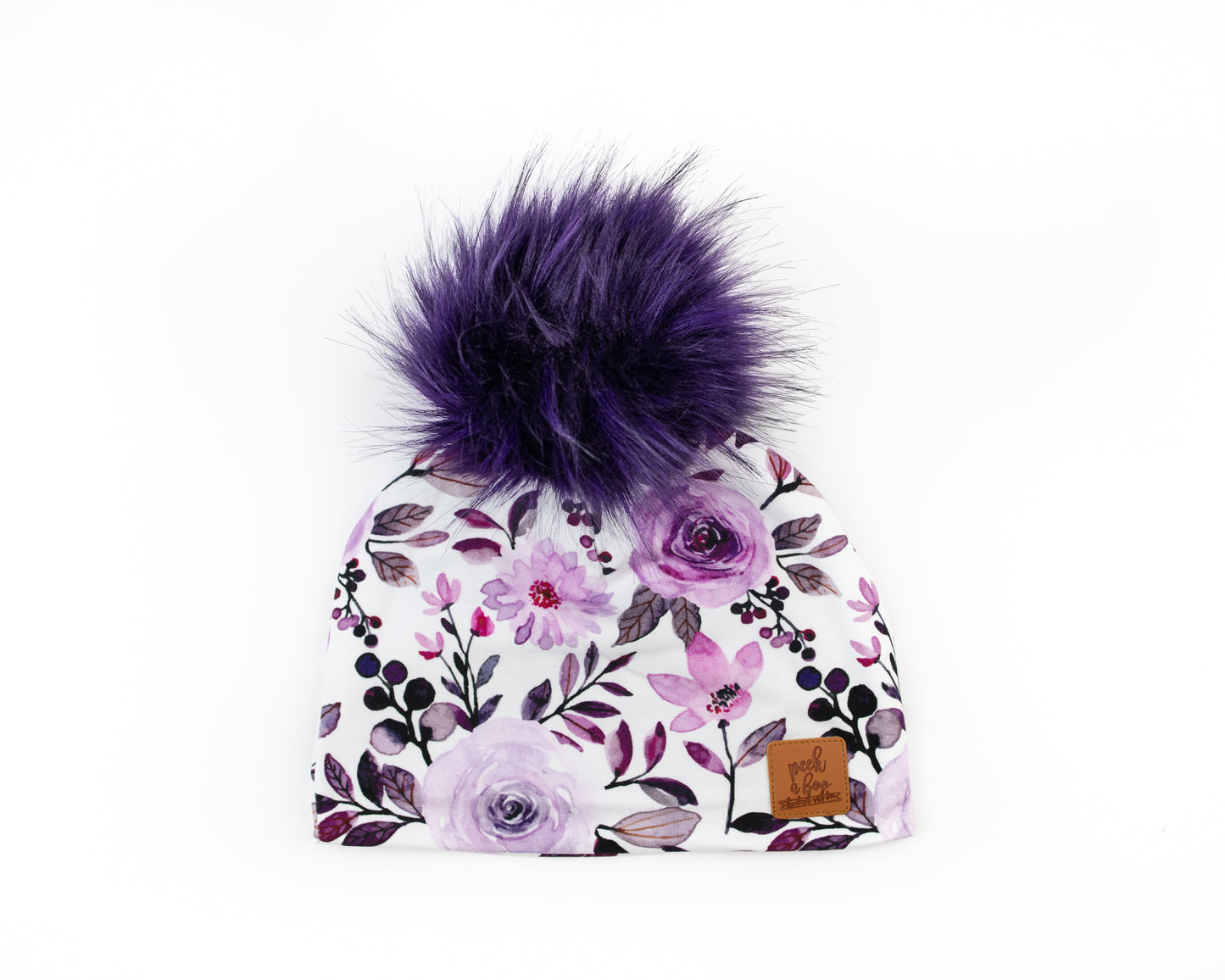 IN STOCK | 3 Season Toque purples floral