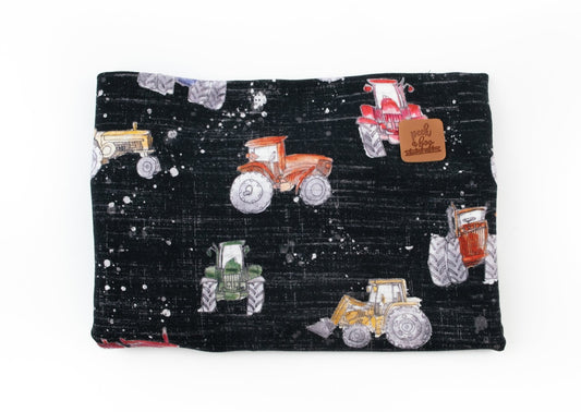 Fleece neck warmer tractors