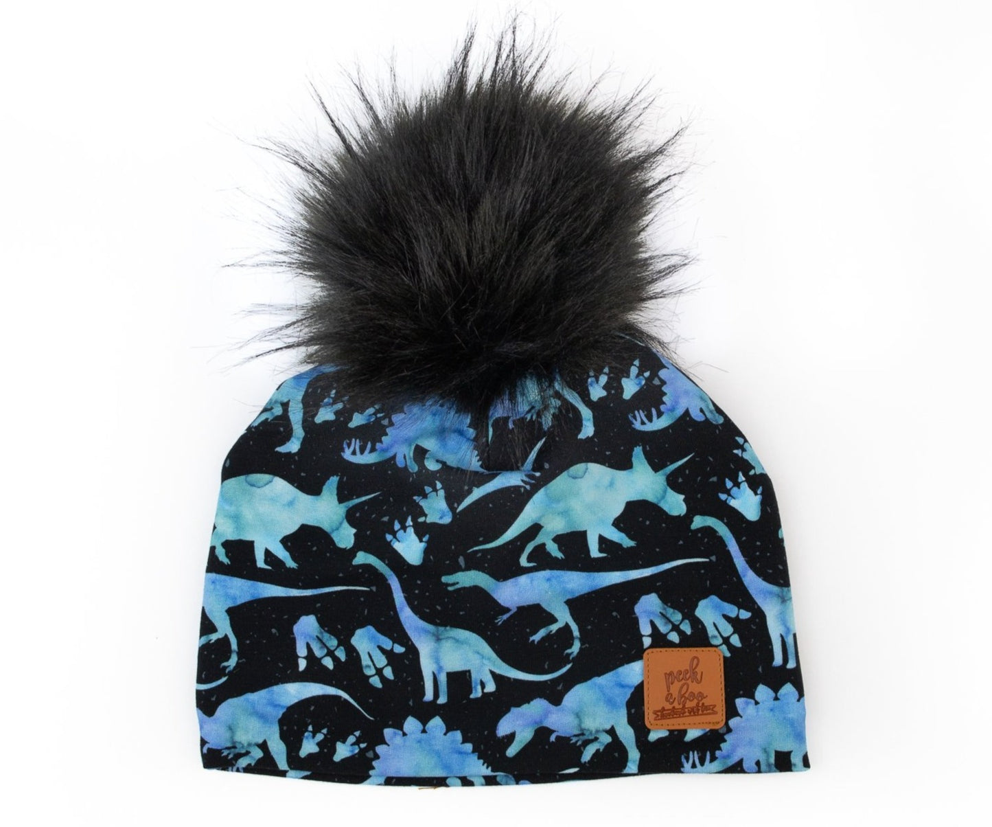 IN STOCK | 3 Season Toque blue dinosaurs