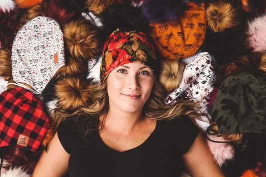 3 Season toque Red roses