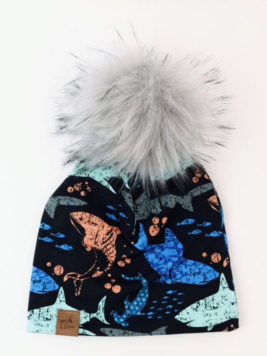 Slouchy Beanie Sharky