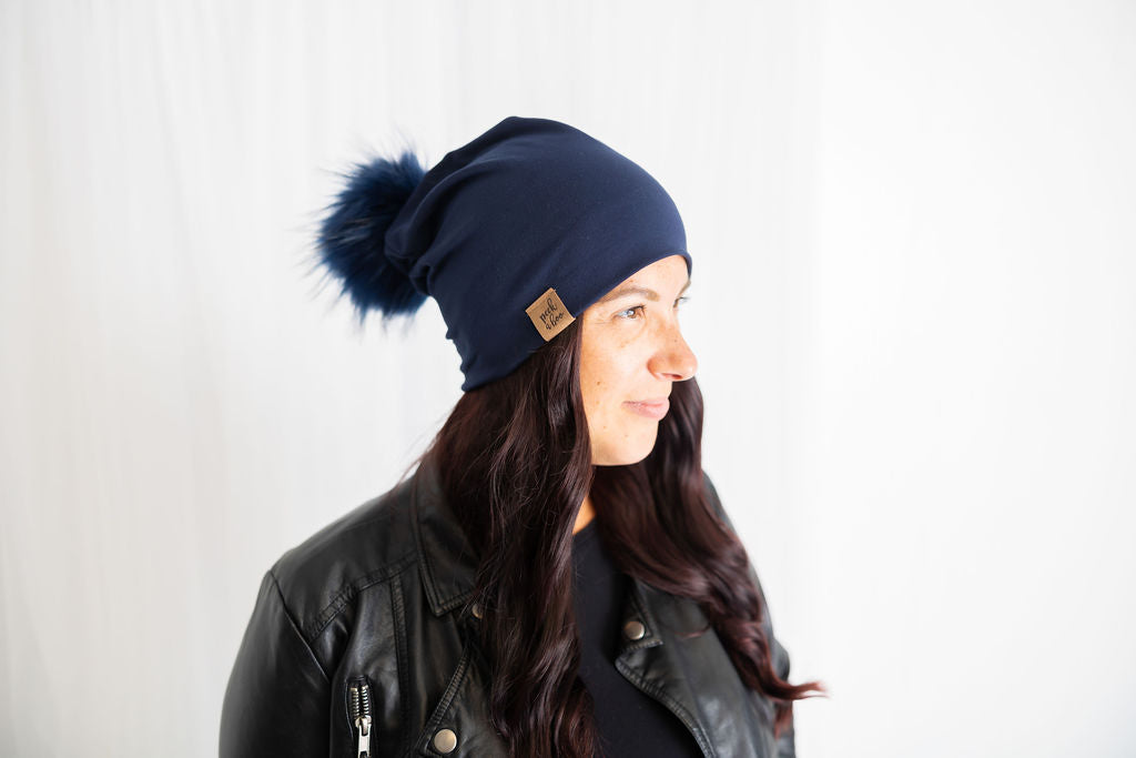IN STOCK | Slouchy Beanie Navy blue