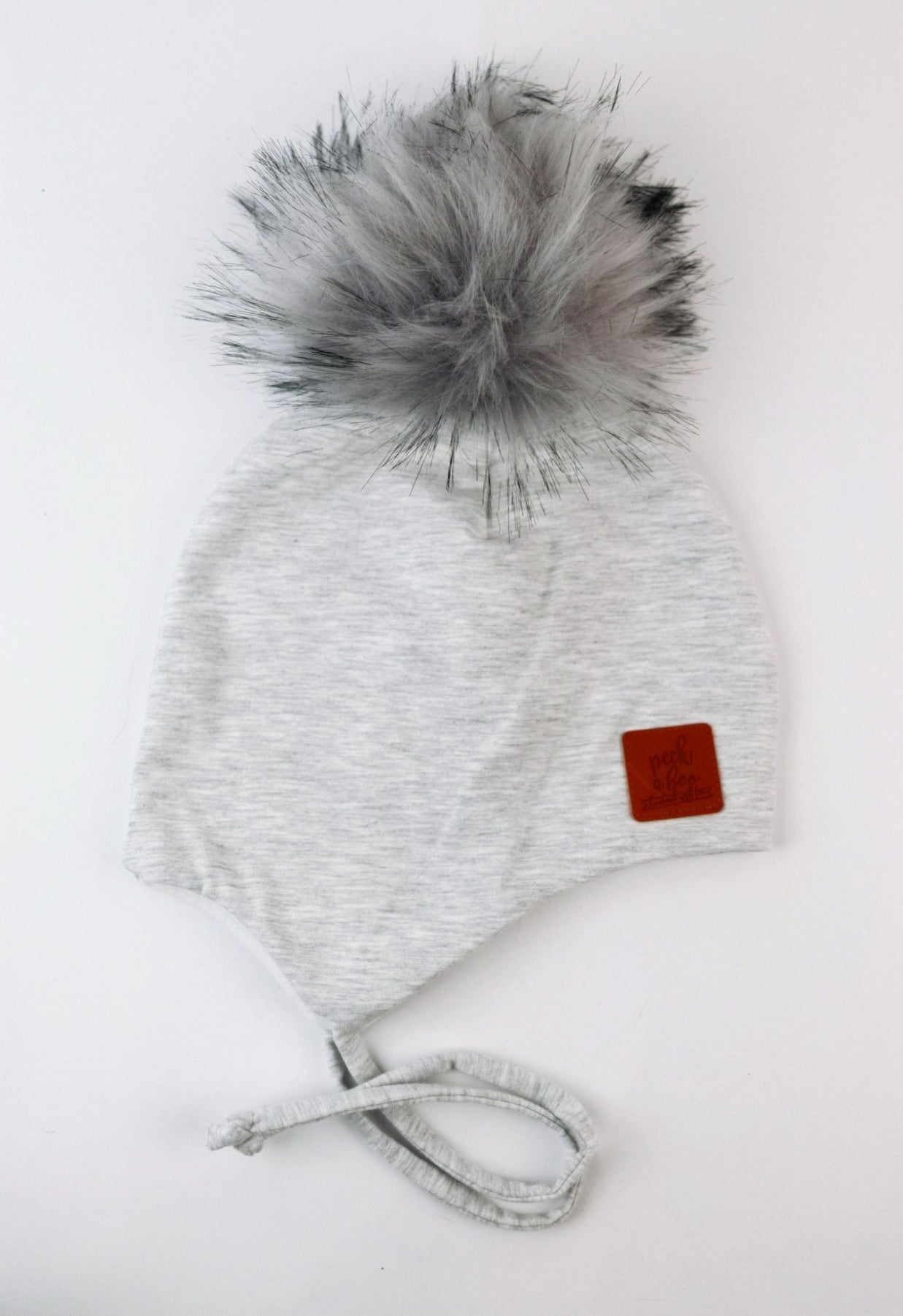 Ear flaps - Light grey