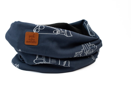 Fleece neck warmer Excavator operator