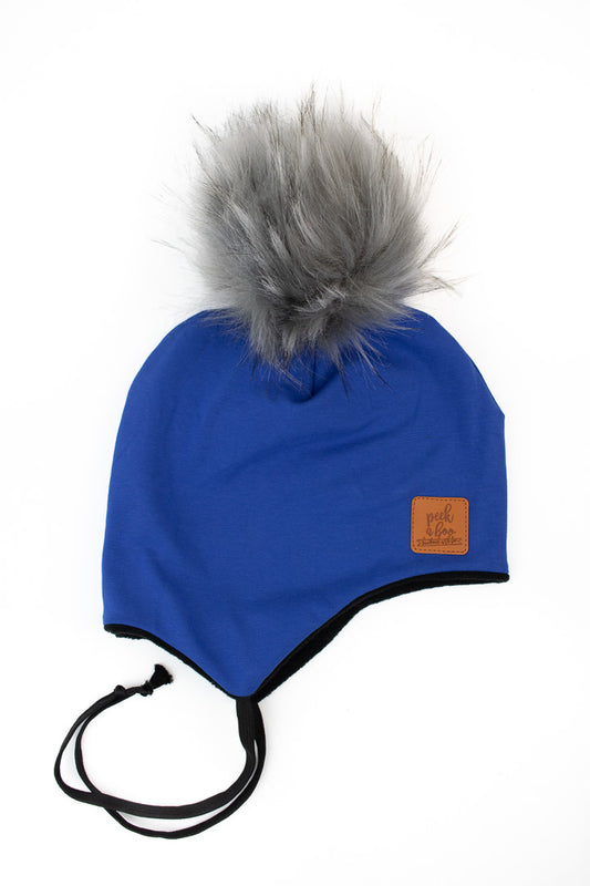 Children | Ear flaps Royal blue