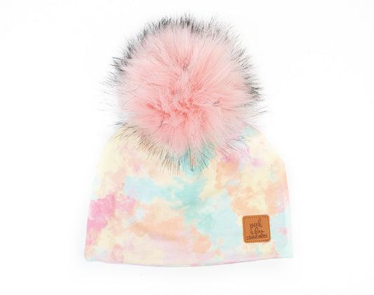 3 Season Toque Rainbow Tie-Dye