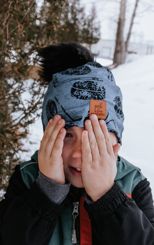 3 Season Toque Blue Hockey