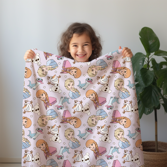 V.I.P group | Minky Blanket - Ice princess