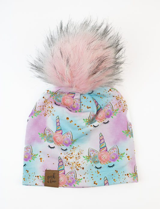 Slouchy Beanie - Unicorns