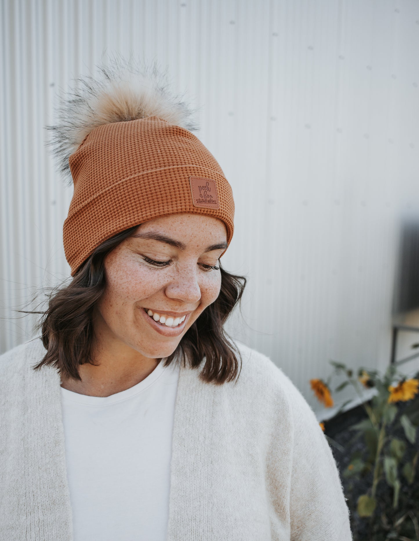(Pre-Order) Waffle Beanie - Terracotta