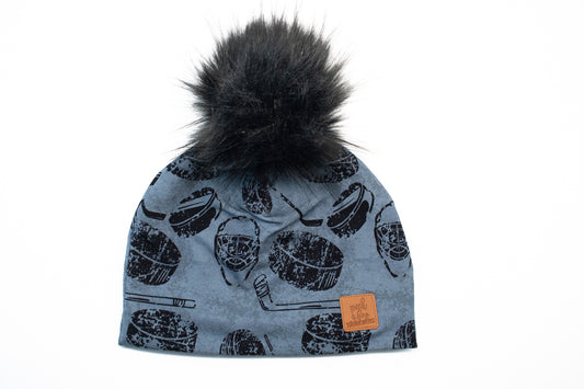 3 Season Toque Blue Hockey