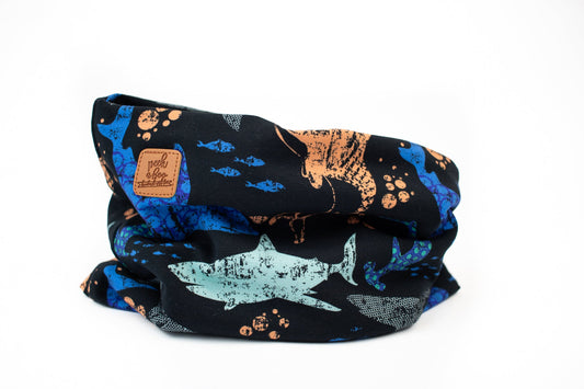 IN STOCK - Fleece neck warmer Sharky