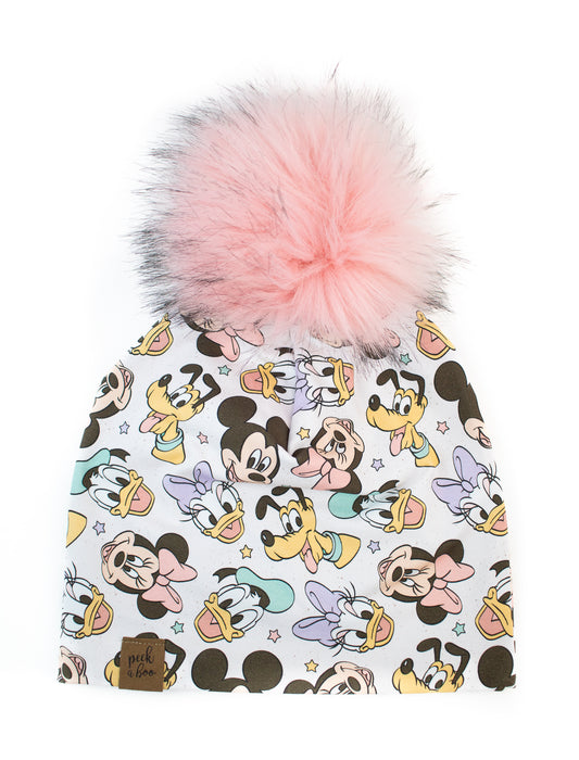 Slouchy Beanie - Minnie & mouse