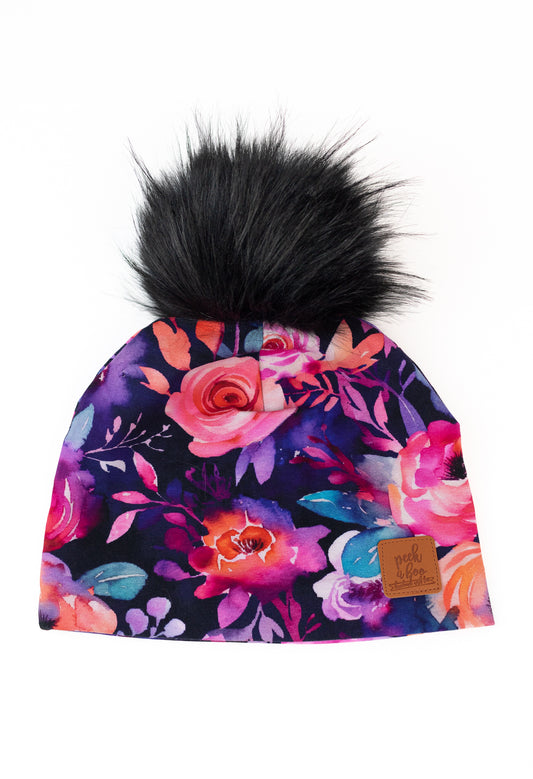 3 Season Toque Vibrant Floral