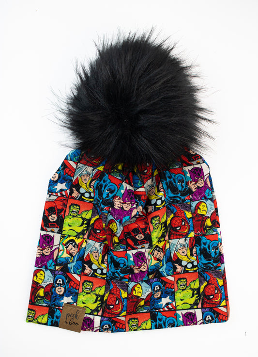 Slouchy Beanie - Super Hero