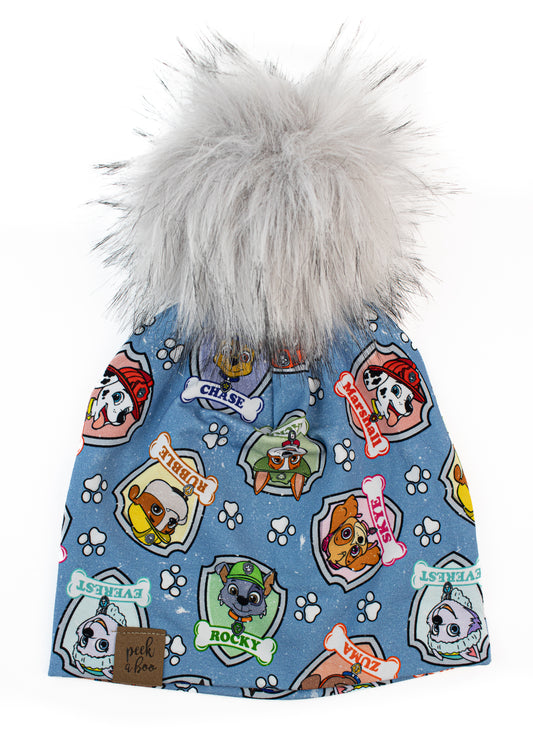 Slouchy Beanie - Blue Patrol