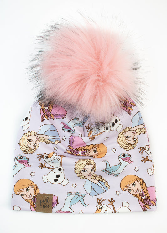 Slouchy Beanie - Ice Princess