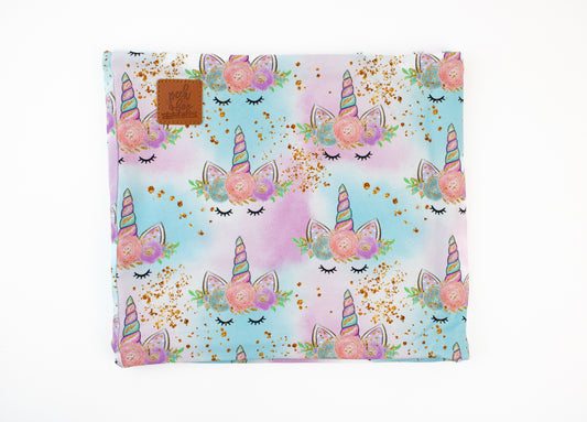 Fleece neck warmer - Unicorns