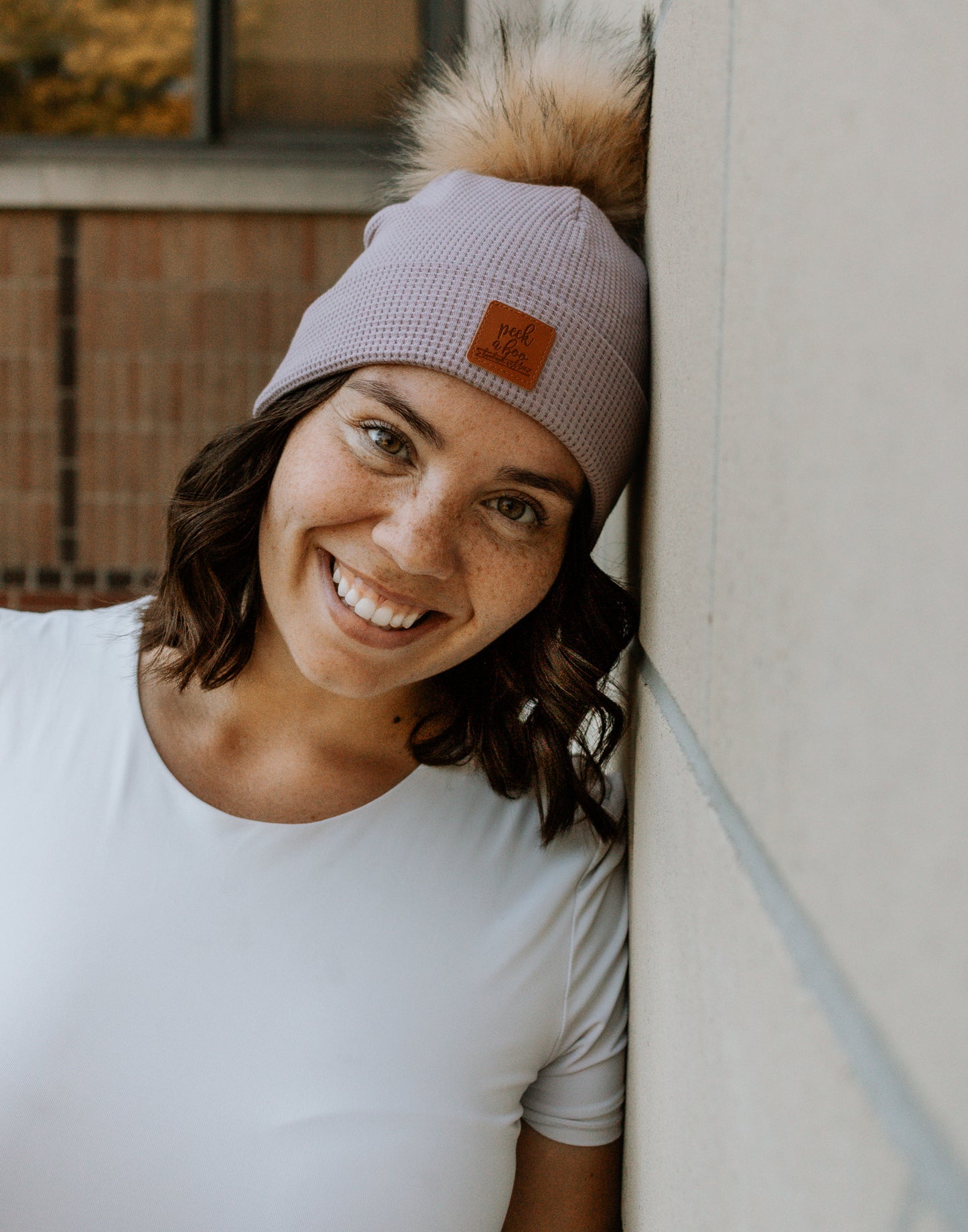 (Pre-Order) Waffle Beanie - Lilac (SOLD OUT)