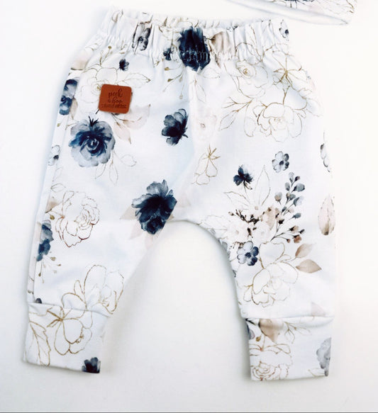 Floral baby pant  - Size New born
