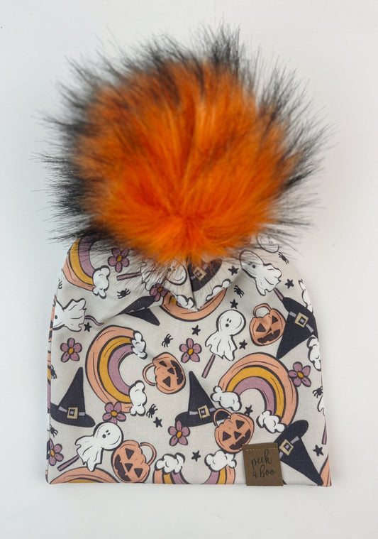 Slouchy Beanie - Hallowen Ghost