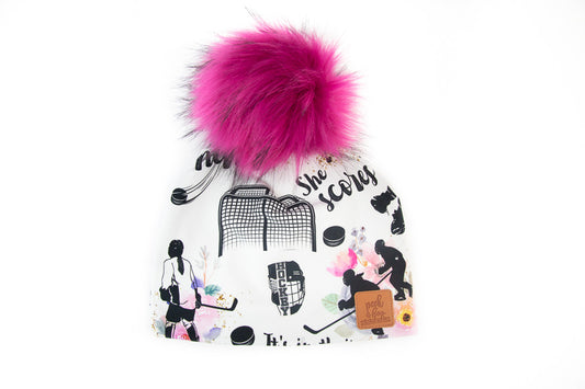 3 Season Toque Girl Hockey