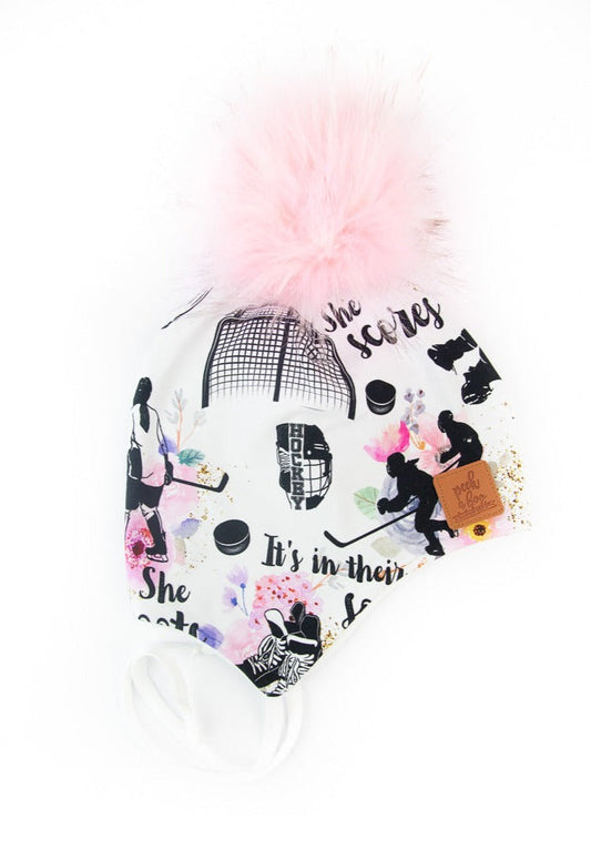 Made to order | Ear flaps Girl Hockey