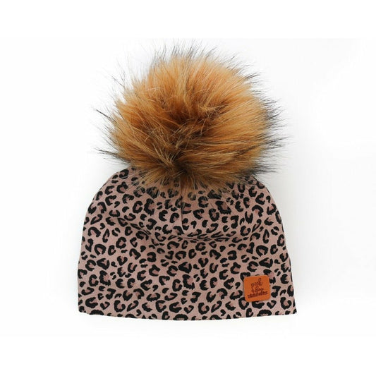 3 Season Toque Blush Leopard