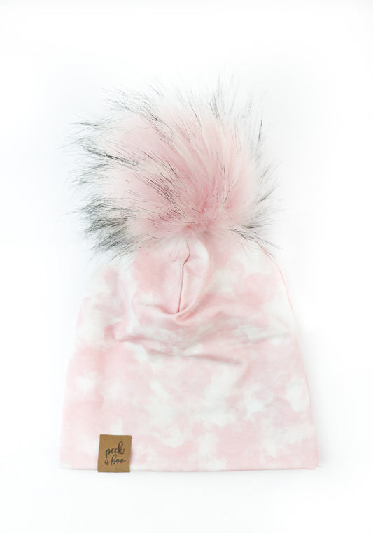 IN STOCK | Slouchy beanie cotton candy Tie Dye