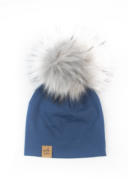 IN STOCK | Slouchy Beanie Blue Denim