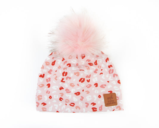 Made to order | 3 Season Toque Pink leopard