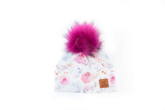 3 Season Toque Crystal floral