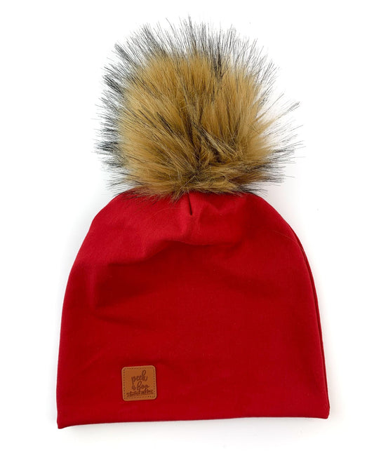 Slouchy Beanie red
