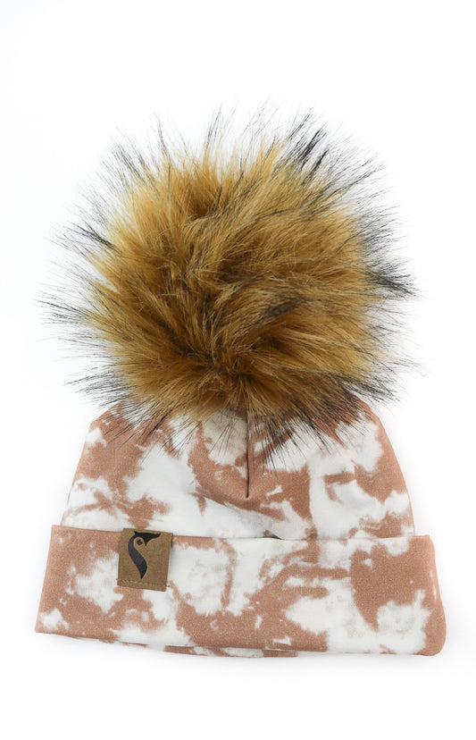 Slouchy beanie Chocolate Tie Dye